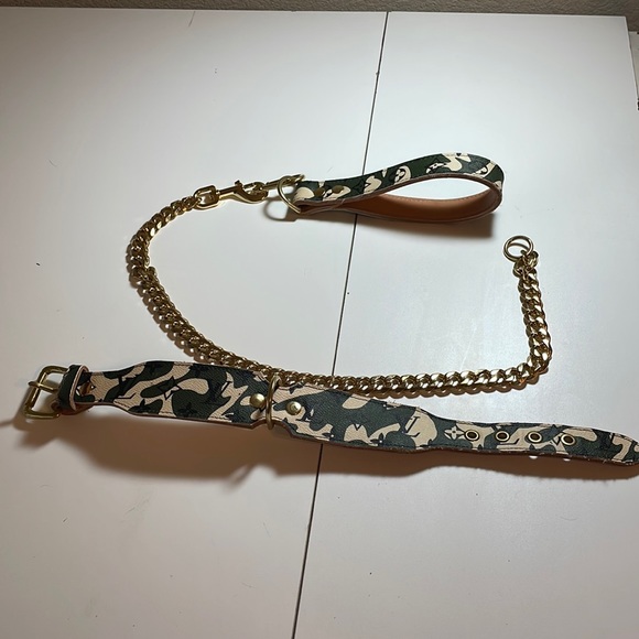 Dog Lv Dog Collar And Leash Poshmark